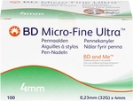 MEDI-SPEZIAL GmbH BD Micro-Fine Ultra Pen-Nadeln 0,23x4 mm 32 G 100 St 10517388_DBA