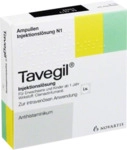 PHARMORE GmbH Tavegil Injektionsl&ouml;sung 2 mg/2 ml Ampullen 5X2 ml 10130643_DBA