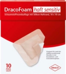 Dr. Ausb&uuml;ttel GmbH & Co. KG Dracofoam Haft sensitiv Schaumst.Wund.10x10 cm 10 St