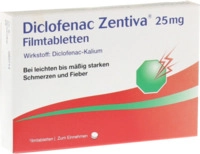 Diclofenac Zentiva 25 mg Filmtabletten 10 St