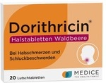 MEDICE Arzneimittel P&uuml;tter GmbH & Co. KG Dorithricin Halstabletten Waldbeere 20 St