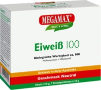 Megamax B.V. Eiweiss 100 Neutral Megamax Pulver 7X30 g 10133630_DBA