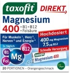 MCM KLOSTERFRAU Taxofit Magnesium 400+B1+B6+B12+Fols&auml;ure 800 Gran. 20 St