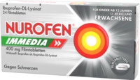 Reckitt Benckiser Deutschland GmbH Nurofen Immedia 400 mg Filmtabletten 24 St