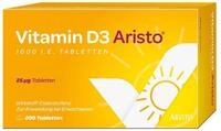 Aristo Pharma GmbH Vitamin D3 Aristo 1000 I.e. Tabletten 200 St 20009629_DBA