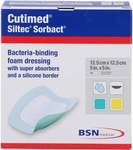 + Prisoma GmbH Cutimed Siltec Sorbact PU-Verb.12,5x12,5 cm 10 St 16595679_DBA