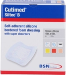 + Prisoma GmbH Cutimed Siltec B Schaumverb.10x10 cm m.Haftr. 10 St 16595610_DBA