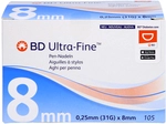 EMRA-MED Arzneimittel GmbH BD Ultra-Fine Pen-Nadeln 8 mm 31 G 0,25 mm 105 St
