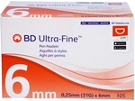 MEDI-SPEZIAL GmbH BD Ultra-Fine Pen-Nadeln 6 mm 31 G 0,25 mm 105 St 17819112_DBA