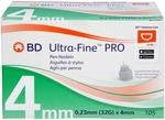 EurimPharm Arzneimittel GmbH BD Ultra-Fine PRO Pen-Nadeln 4 mm 32 G 0,23 mm 105 St