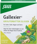 Salus Pharma GmbH Gallexier Kr&auml;uterbitter Elixier Salus Fl&uuml;.z.E. 3X20 ml