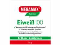 Megamax B.V. Eiweiss 100 Erdbeer Megamax Pulver 30 g 09198073_DBA
