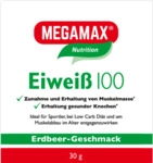 Megamax B.V. Eiweiss 100 Erdbeer Megamax Pulver 30 g 09198073_DBA