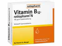 ratiopharm GmbH Vitamin B12-Ratiopharm N Ampullen 5X1 ml 07260796_DBA