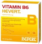 Hevert-Arzneimittel GmbH & Co. KG Vitamin B6 Hevert Ampullen 10X2 ml 03919991_DBA