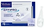 Virbac Tierarzneimittel GmbH Effipro 134 mg Pip.Lsg.z.Auftropf.f.mittelgr.Hund 4 St