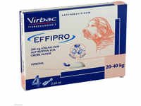 Virbac Tierarzneimittel GmbH Effipro 268 mg Pip.Lsg.z.Auftropf.f.gr.Hunde 4 St