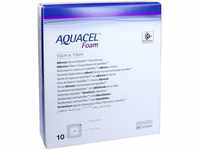 EMRA-MED Arzneimittel GmbH Aquacel Foam adhäsiv 10x10 cm Verband 10 St...