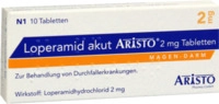 Aristo Pharma GmbH Loperamid akut Aristo 2 mg Tabletten 10 St 07756497_DBA