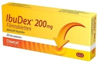 Dexcel Pharma GmbH Ibuprofen Ibudex 200 mg Filmtabletten 20 St 09294859_DBA