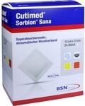 Cutimed Sorbion Sana Wundauflage 12x12 cm 24 St