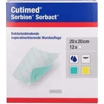 Cutimed Sorbion Sorbact Wundauflage 20x20 cm 12 St