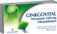 Heumann Pharma GmbH & Co. Generica KG Ginkgovital Heumann 240 mg Filmtabletten 30 St