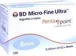 EMRA-MED Arzneimittel GmbH BD Micro-Fine Ultra Pen-Nadeln 0,25x8 mm 31 G 100 St