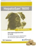 alfavet Tierarzneimittel GmbH Hepatosan 1600 Di&auml;t-Erg.Futterm.Tab.f.Hunde 120...