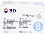 BD Thin Wall Pen-Nadeln 0,25 31 Gx8 mm 100 St