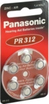 Vielstedter Elektrotechnik Batterien f.H&ouml;rger&auml;te Panasonic Pr312 6 St...