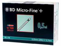 embecta GmbH BD Micro-Fine+ Insulinspr.0,5 ml U100 12,7 mm 100X0.5 ml...