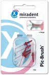Hager Pharma GmbH Miradent Interd.Pic-Brush Ersatzb.x-large bordeaux 6 St