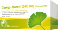 HERMES ARZNEIMITTEL GmbH Ginkgo-Maren 240 mg Filmtabletten 30 St 12580474_DBA