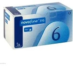 EurimPharm Arzneimittel GmbH Novofine 6 Kan&uuml;len 0,25x6 mm 31 G 100 St...