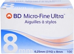 BB Farma s.r.l. BD Micro-Fine Ultra Pen-Nadeln 0,25x8 mm 31 G 100 St 12894391_DBA
