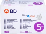 axicorp Pharma GmbH BD Thin Wall Pen-Nadeln 0,25 31 Gx5 mm 100 St 14162255_DBA