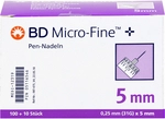 MEDI-SPEZIAL GmbH BD Micro-Fine+ 5 Pen-Nadeln 0,25x5x110 mm 110 St 05116546_DBA