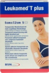BSN medical GmbH Leukomed transp.plus sterile Pflaster 5x7,2 cm 5 St 01051198_DBA