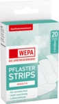 WEPA Apothekenbedarf GmbH & Co KG Wepa Pflasterstrips sensitiv 3 Gr&ouml;&szlig;en 20 St