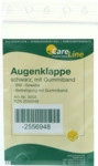 CareLiv Produkte OHG Augenklappe mit Gummiband schwarz 1 St 02556948_DBA