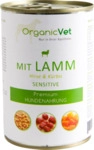 OrganicVet GmbH Dosennahrung Sensitive Lamm f.Hunde 400 g 05741103_DBA