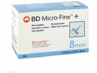 1001 Artikel Medical GmbH BD Micro-Fine+ 8 Pen-Nadeln 0,25x8 mm 100 St 06941904_DBA