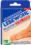 Lebewohl-Fabrik GmbH & Co. KG Lebewohl H&uuml;hneraugen Pflaster extra stark einges. 8 St