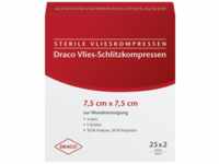 Dr. Ausbüttel & Co. GmbH Schlitzkompressen Vlies 7,5x7,5 cm steril 4fach 25X2...
