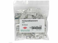 Büttner-Frank GmbH Verbandklammern weiß mit Gummiband 50 St 03139477_DBA