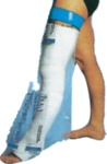 ALLERGIKA Pharma GmbH Duschfolien Bein lang 110 cm 5 St 07274545_DBA