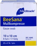 Meditrade GmbH Mullkompressen 10x10 cm steril 8fach 25X2 St 04852869_DBA