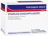 Beiersdorf AG Hansapor steril Duschpflaster 6x7 cm 1 St 14350057_DBA