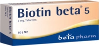 Betapharm Arzneimittel GmbH Biotin Beta 5 Tabletten 50 St 01841931_DBA